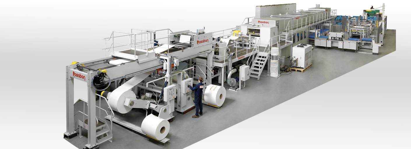 Pasaban banknote and security paper processing line