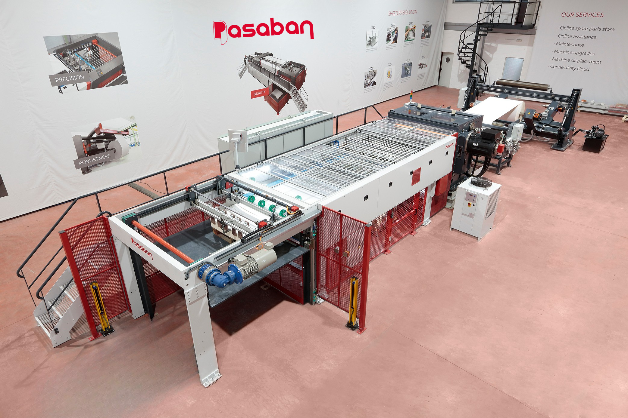 CL165 industrial paper sheeting machine by Pasaban