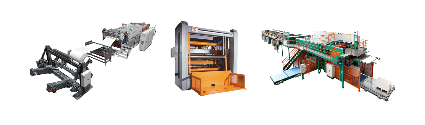 Pasaban paper converting machines including sheeters and winders